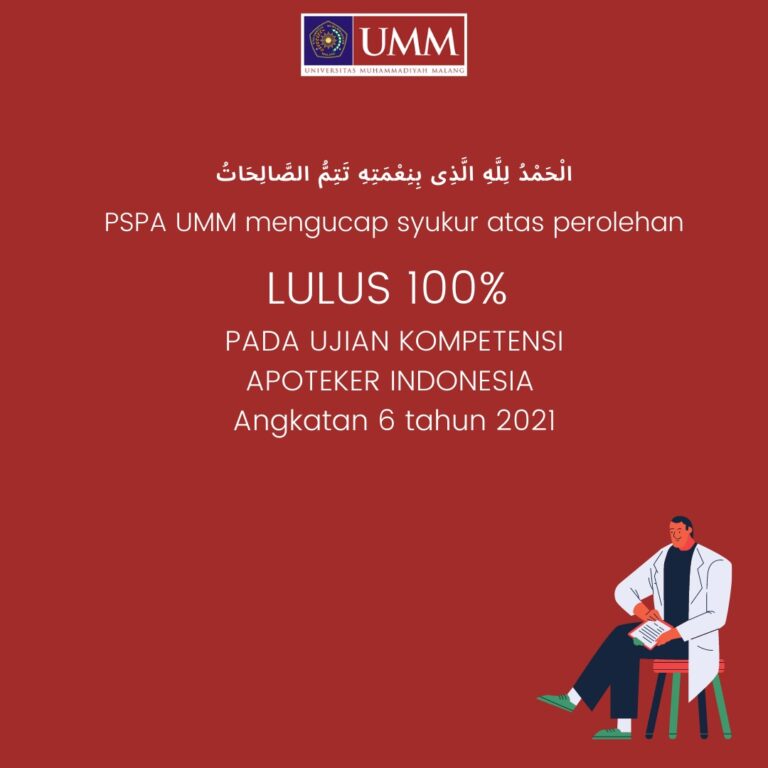 Apoteteker FIKES UMM Angkatan 6 Lulus UKOM 100%