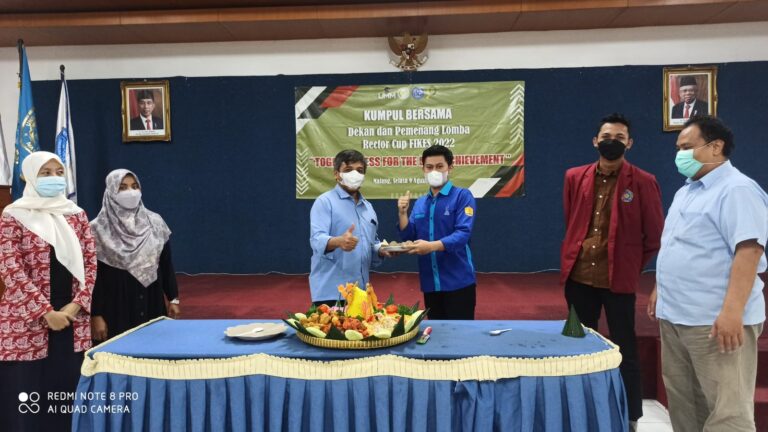 FIKES UMM Adakan Tasyakuran Karena Banjir Juara Dalam Ajang Rector Cup UMM 2022