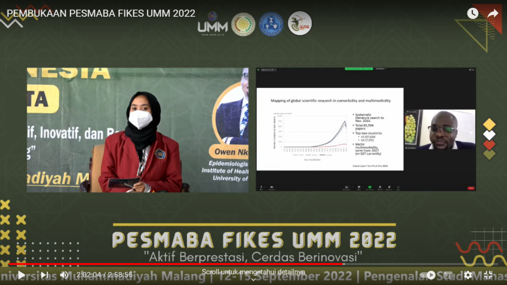 FIKES UMM Hadirkan Pakar Internasional Bidang Epidemiologi saat Pembukaan Pesmaba Fakultas